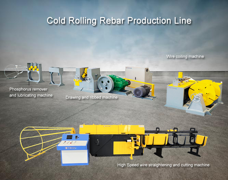 cold-rolled ribbed steel making machine	