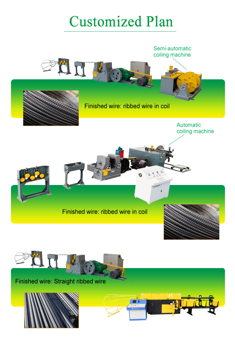 cold-rolled ribbed steel making machine